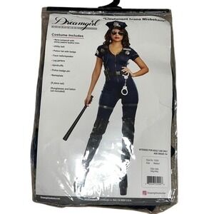 Dreamgirl Lieutenant Ivana Misbehave Police Officer Costume Set Medium 8 Piece